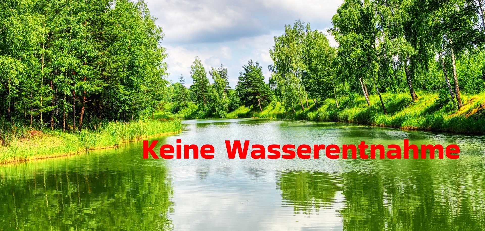 Fluss mit Ufer