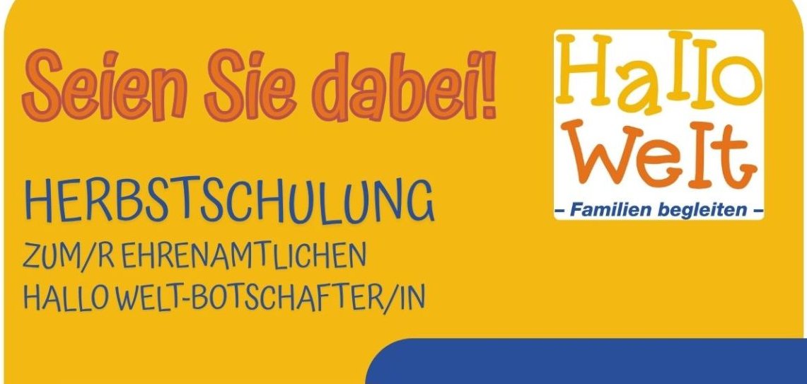 Herbstschulung 2026 Hallo Welt - 1