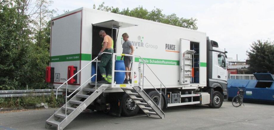 Schadstoffmobil des Landkreis Gießen