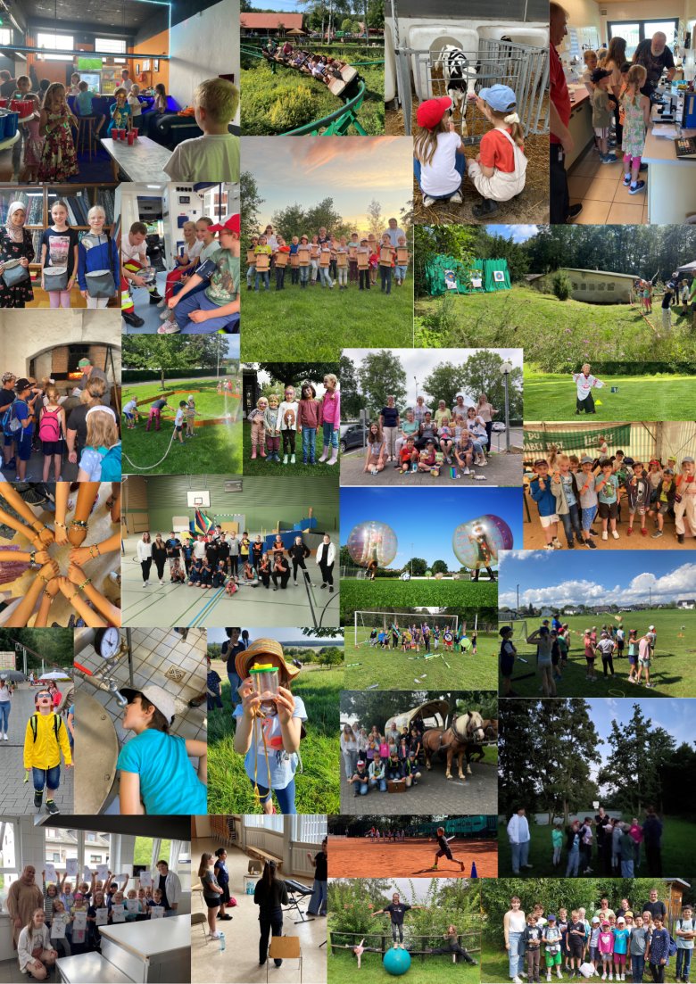 Fotocollage Ferienspiele