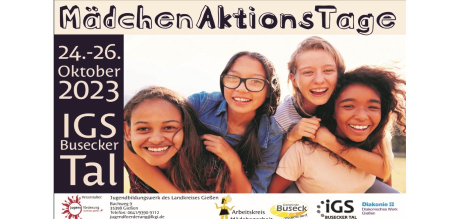 Mädchen Aktions Tage Oktober 2023