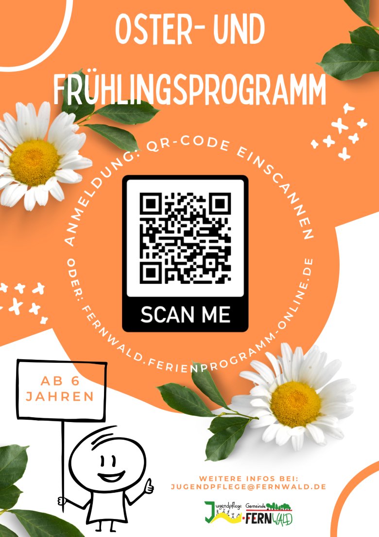 Flyer Oster- und Frühlingsprogramm 2023