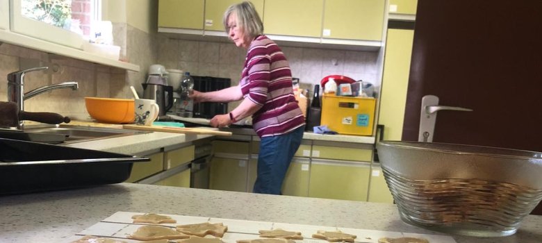 Plätzchen auf der Arbeitsplatte