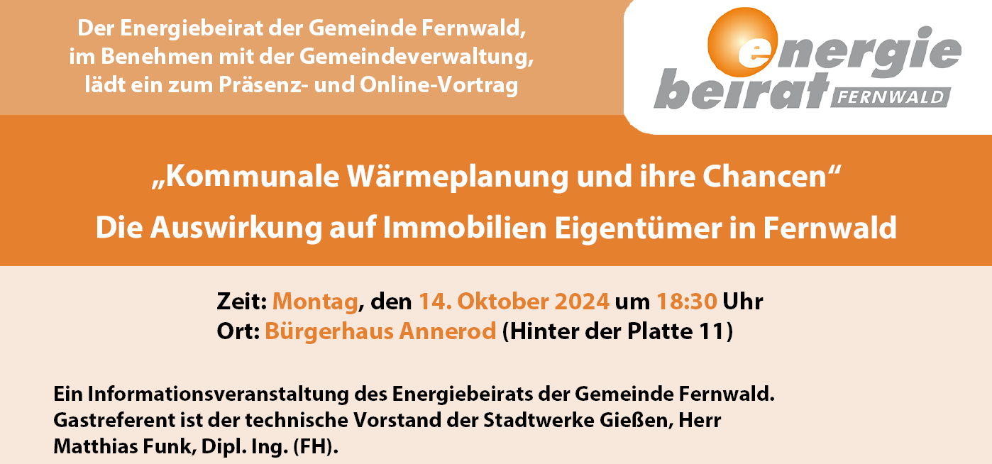 Einladung zum Informationsabend